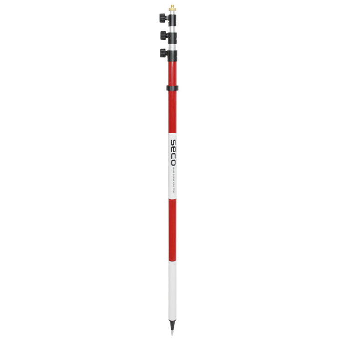 Seco Twist Lock Prism Pole - 4.6m - Adjustable 5/8th Top