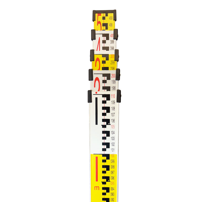 Myzox ALX-55Y2 Level Staff - 5m 5 Section