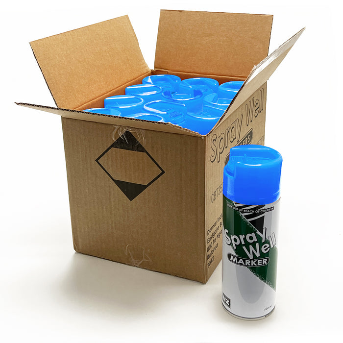 SprayWell Marking Paint - 400ml Upside-down Cans - Carton of 12 Cans*