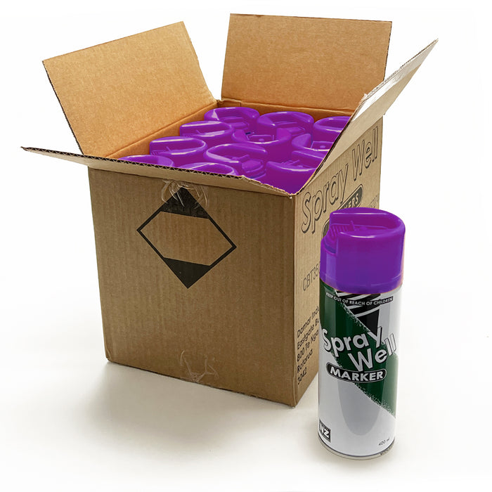 SprayWell Marking Paint - 400ml Upside-down Cans - Carton of 12 Cans*