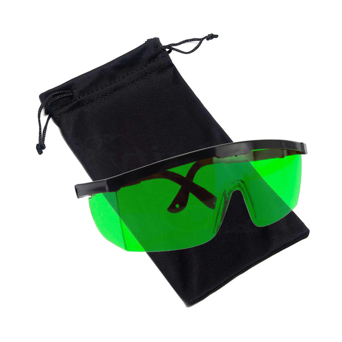 Green Beam Laser Enhancing Glasses