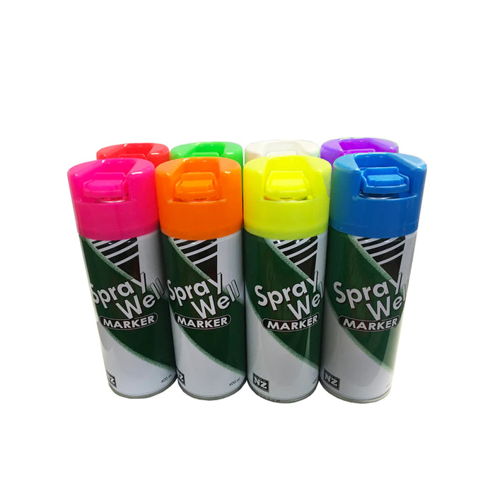 SprayWell Marking Paint - 400ml Upside-down Cans - Carton of 12 Cans*