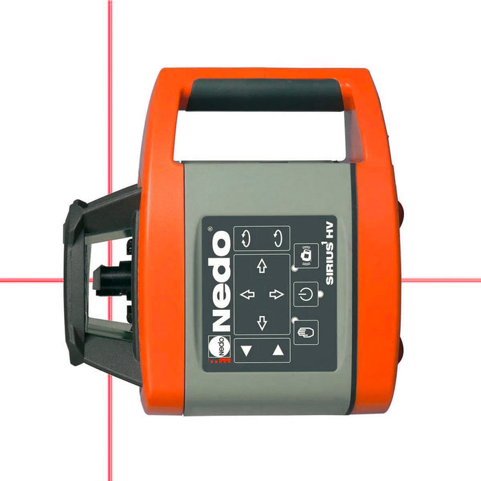 Nedo Sirius 1 HV - Red Beam Rotating Interior/Exterior Laser Level - Basic Kit