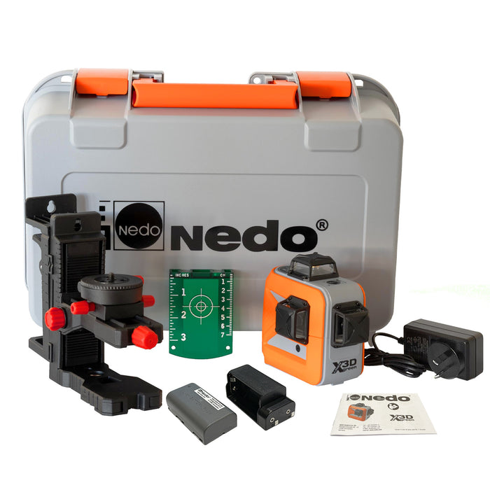 Nedo X-LINER 3D Green Beam Line Laser Level