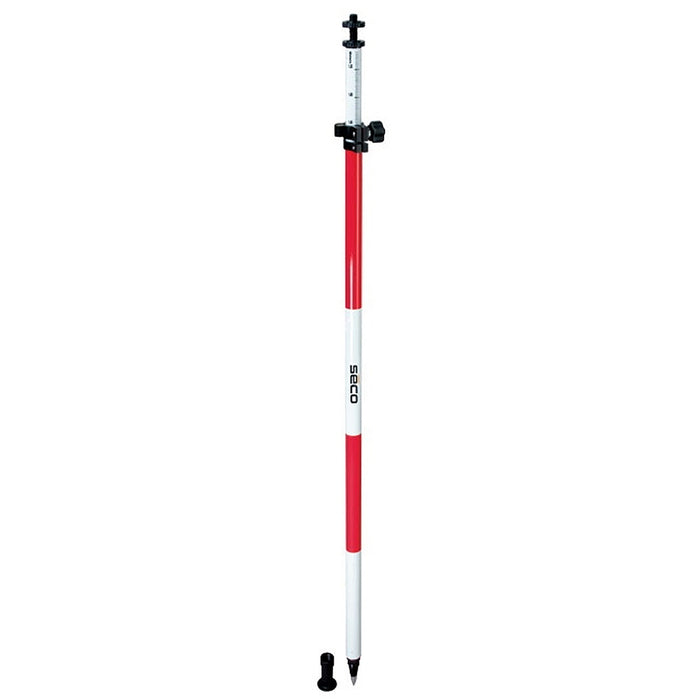 Seco Twist Lock Prism Pole - 2.6m Ultralite Non-Conductive Adjustable 5/8th Top