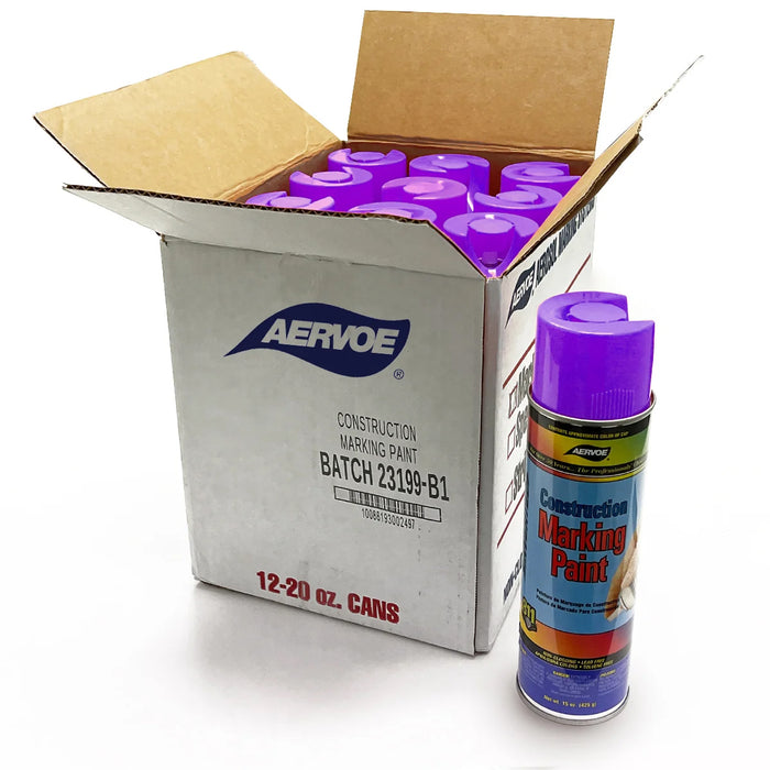 Aervoe Marking Paint - 482g Upside-down Cans - Carton of 12 Cans*
