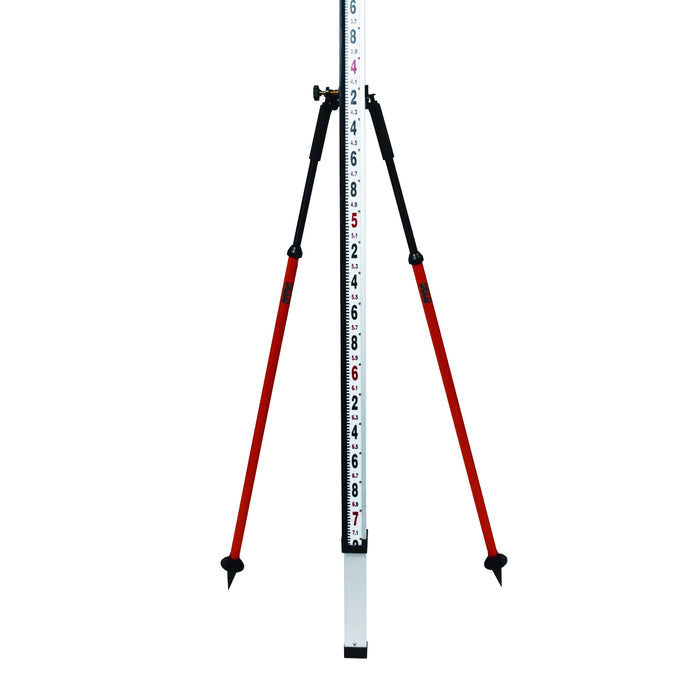 Seco Level Staff Bipod - Push Button Release (narrow jaws)