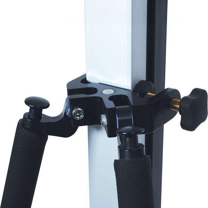 Seco Level Staff Bipod - Push Button Release (narrow jaws)