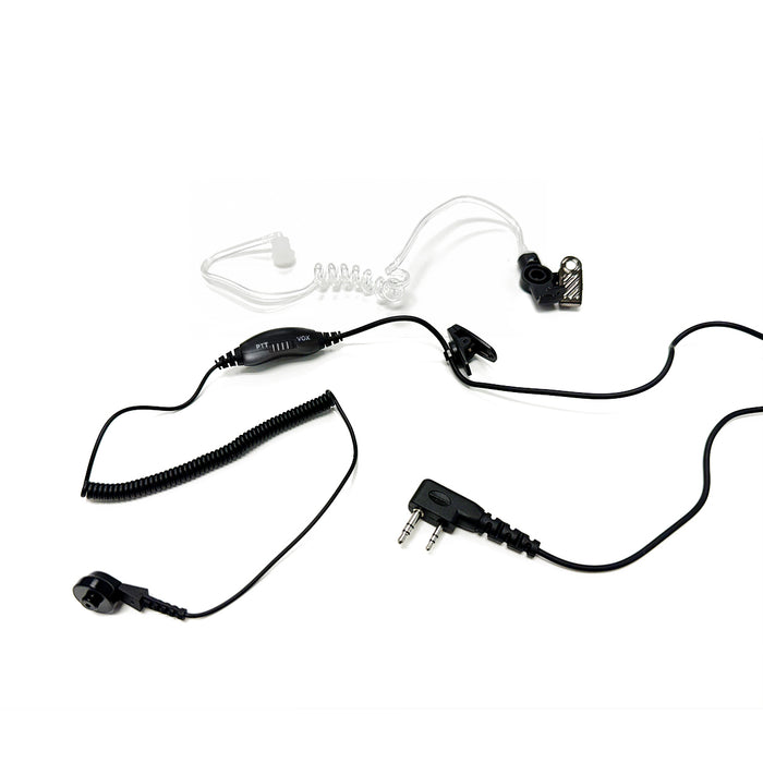 GME HS010 Security kit - Clear Ear tube & Lapel Microphone