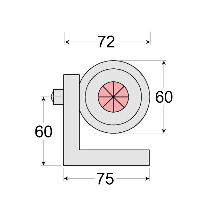ADS114 L-Bar Monitoring Mini Prism (GMP104)