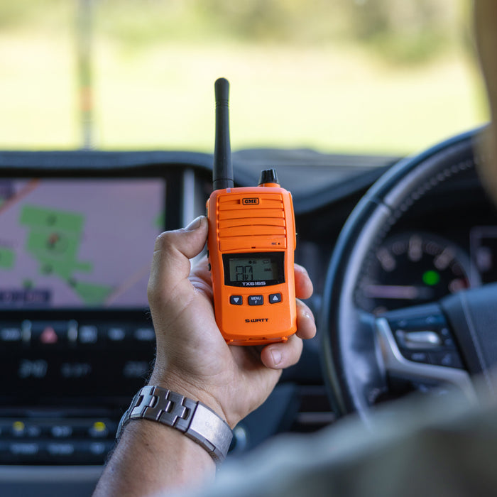 GME TX6165 Twin Pack 5 Watt Radios Blaze Orange