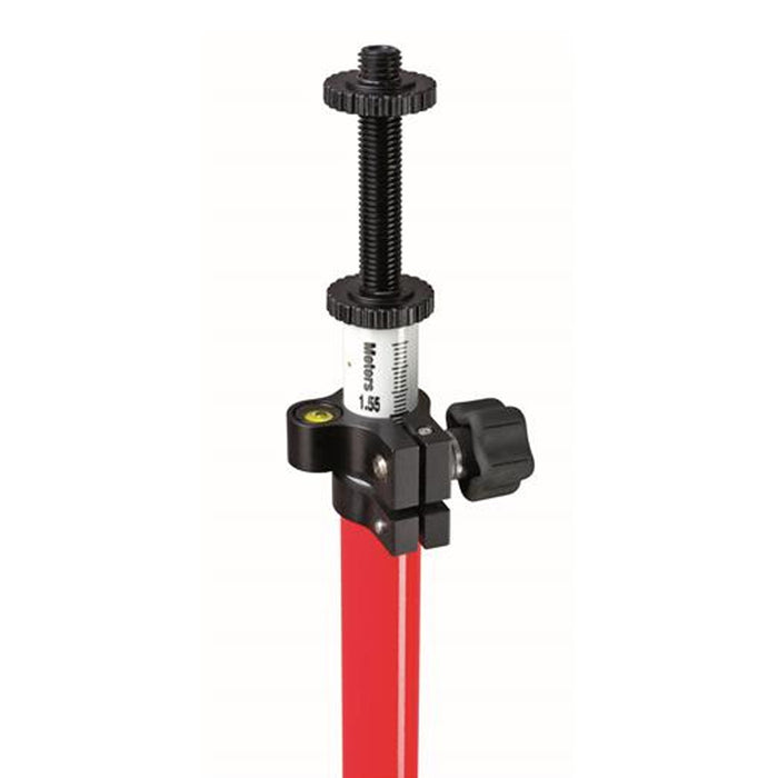 Seco Twist Lock Prism Pole - 2.6m Ultralite Non-Conductive Adjustable 5/8th Top