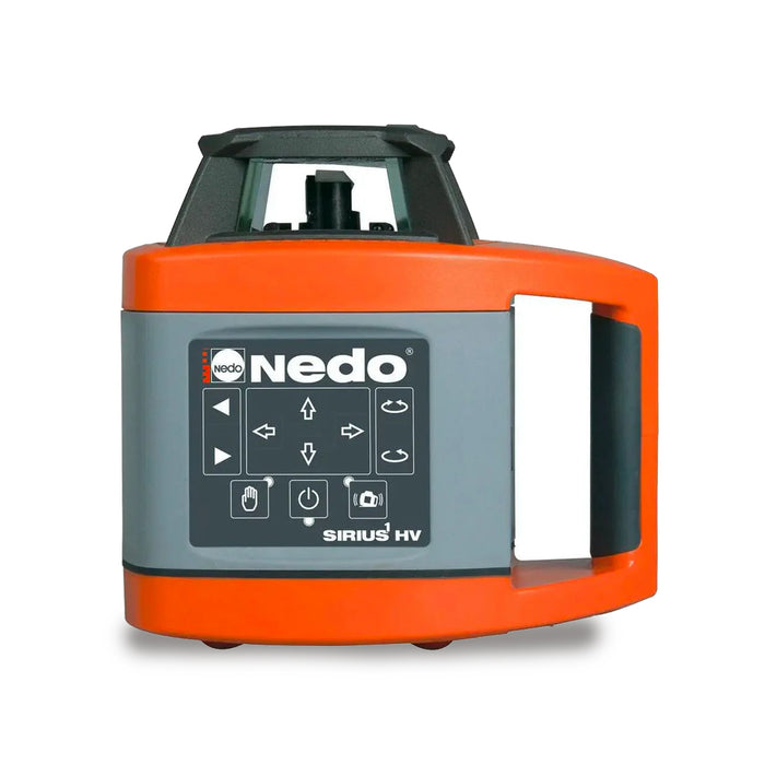 Nedo Sirius 1 HV - Green Beam Rotating Interior/Exterior Laser Level - Deluxe Kit