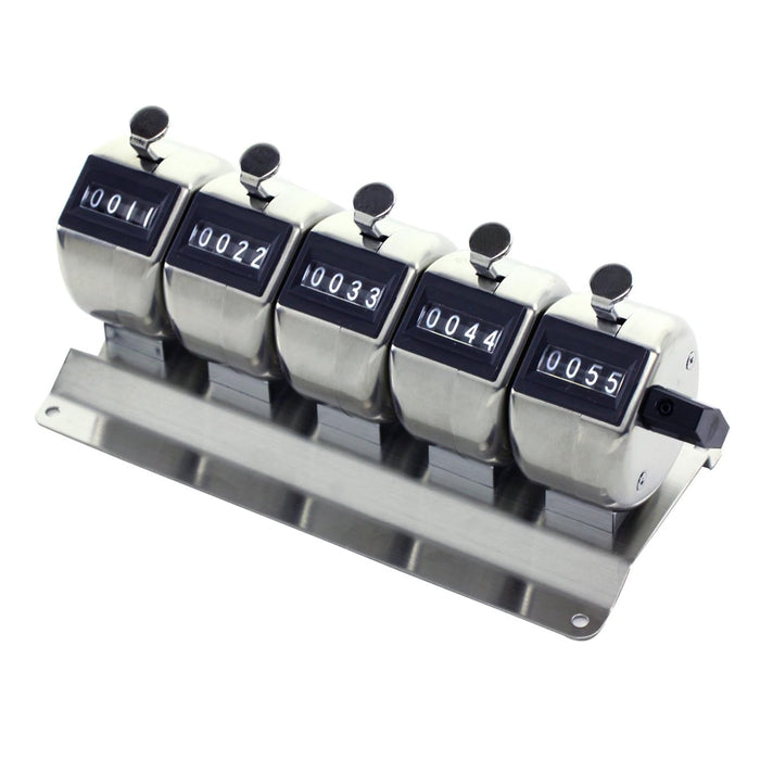 Inline Block Row of 5 Tally Counters - Best quality available
