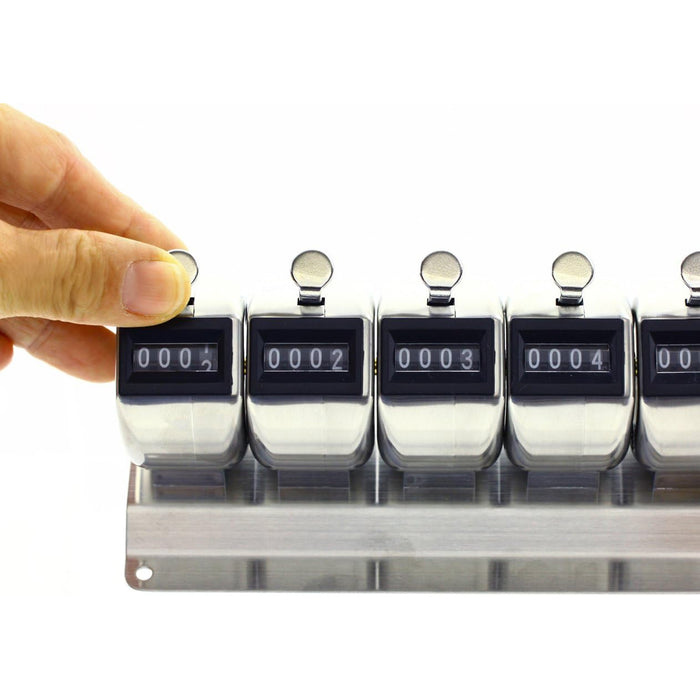 Inline Block Row of 5 Tally Counters - Best quality available