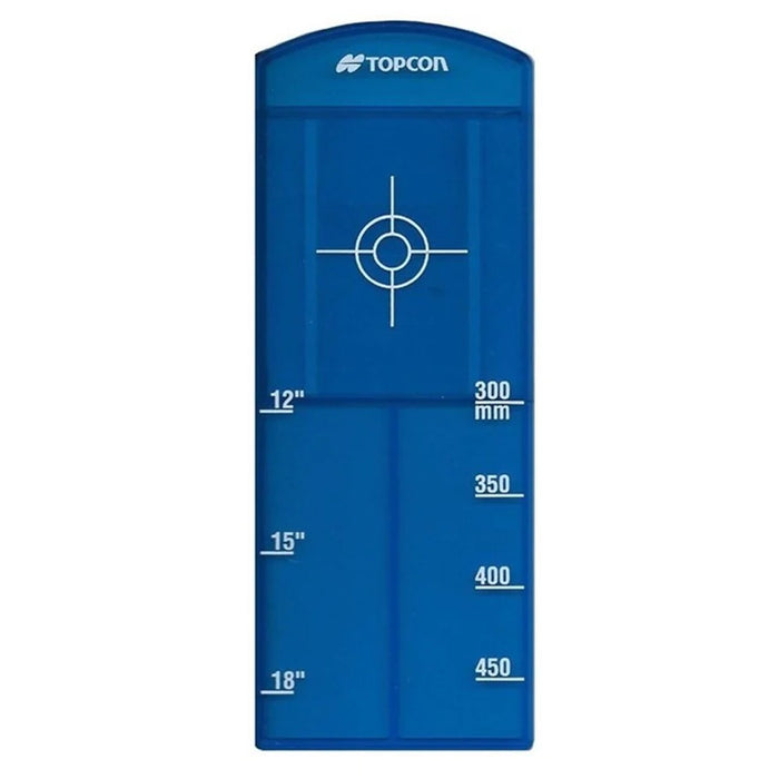 Topcon Pipe Laser Target Large Blue