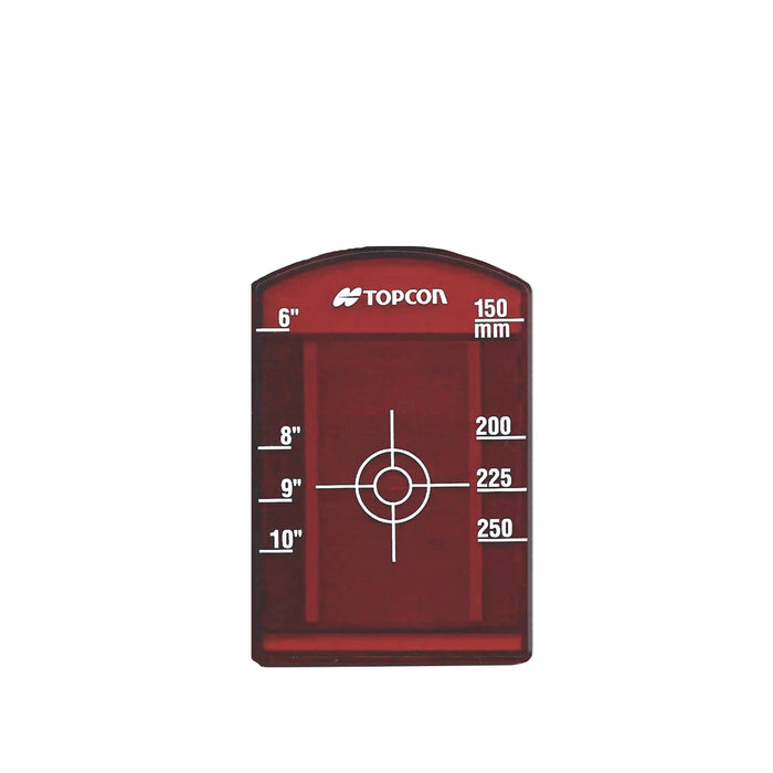 Topcon Pipe Laser Target Small Red