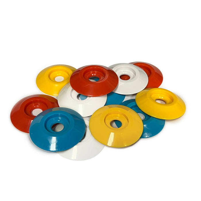 Plastic Survey Boundary Discs / Washers / Markers Round 47mm Pack of 20