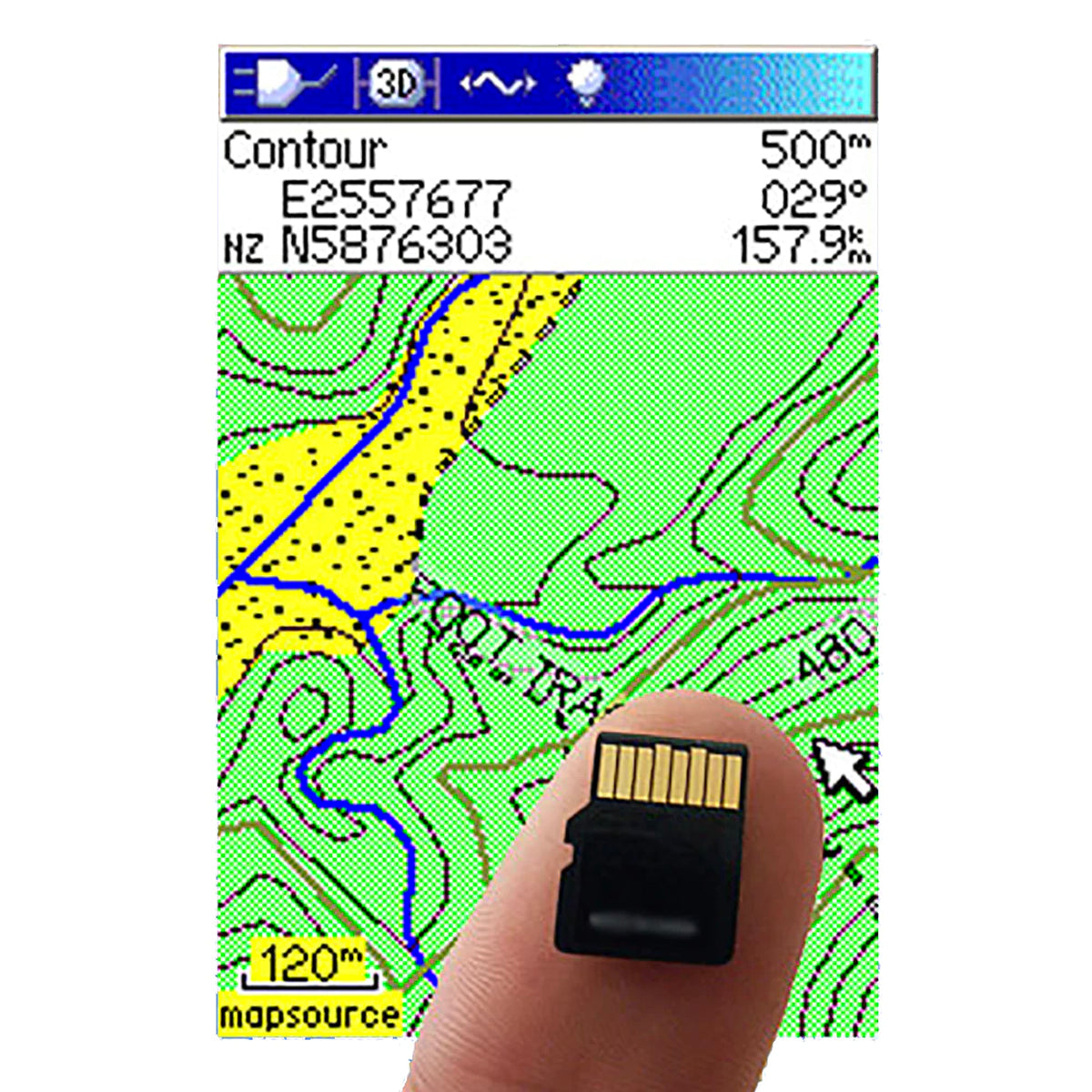 Map Log Instrument Freshmap Topo Maps for Garmin GPS On Micro SD Card - All Of NZ — Trig ...
