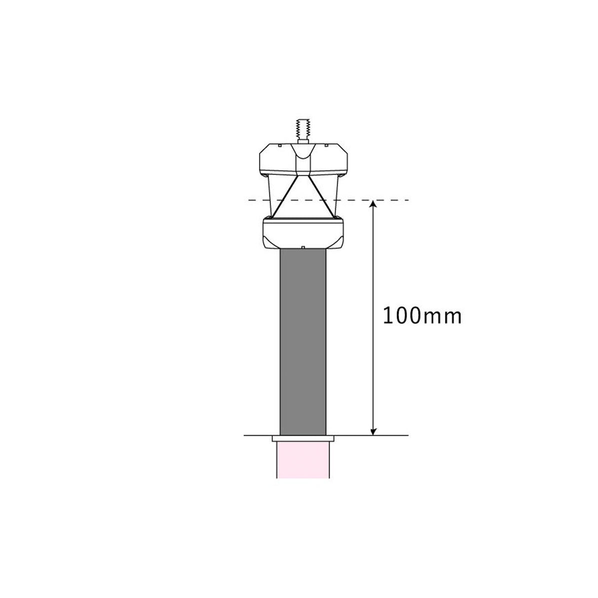 Myzox Prism Pole Adapter — Trig Instruments NZ