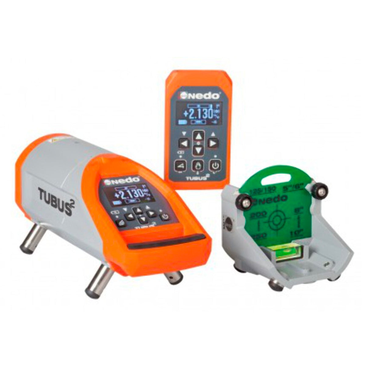 Nedo TUBUS 2 Green Beam Pipe Laser — Trig Instruments NZ