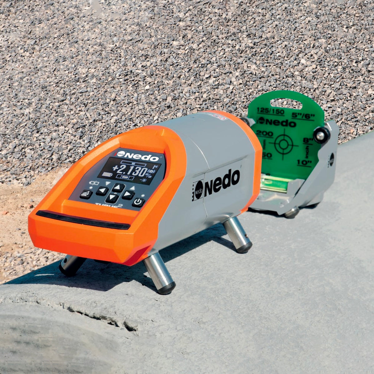 Nedo TUBUS 2 Green Beam Pipe Laser — Trig Instruments NZ